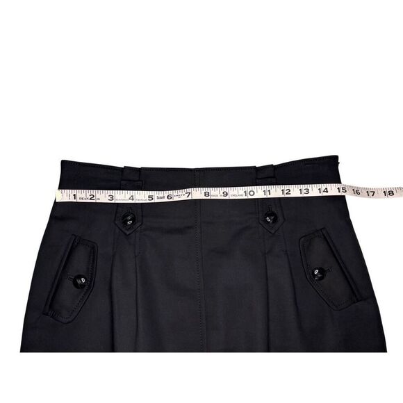 NWT Ann Taylor Stretch high waisted black pencil skirt - 4 - Picture 5 of 7